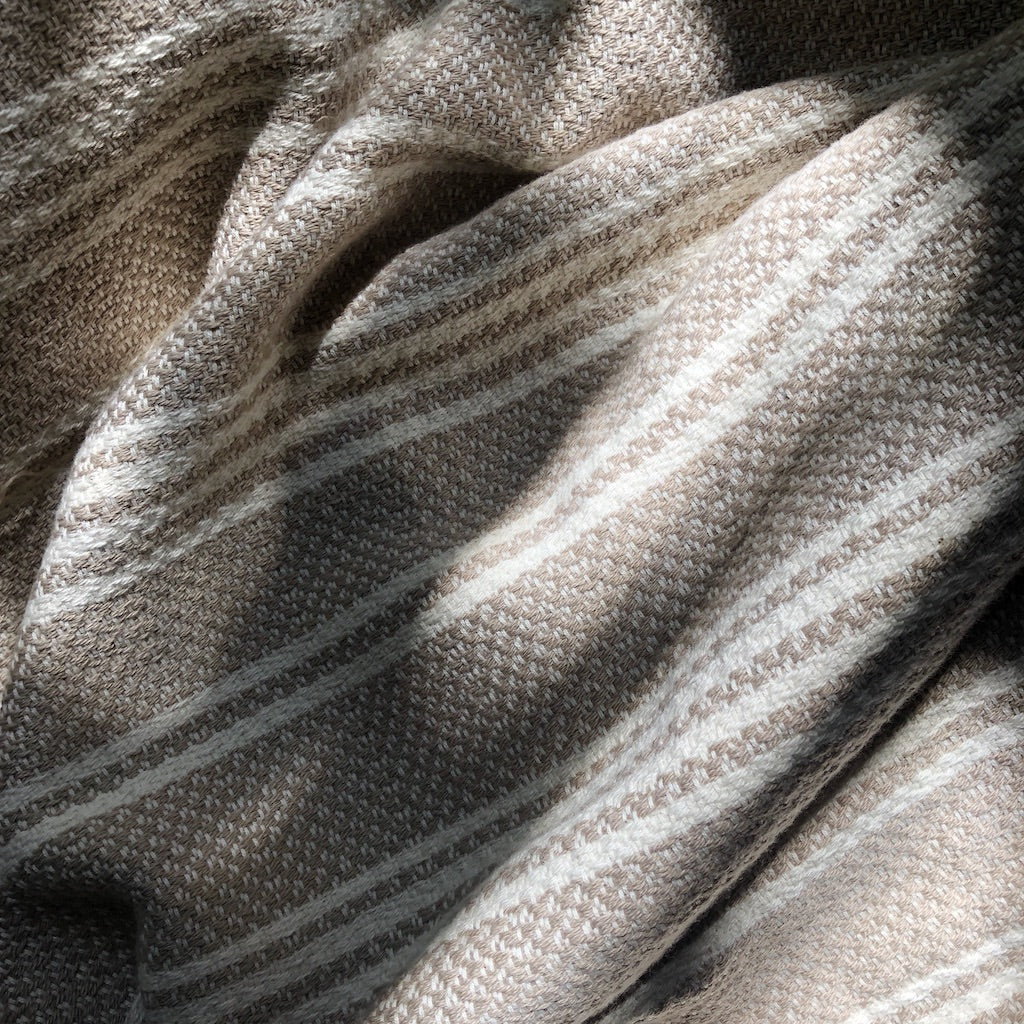 High-Quality Woven Stripe Turkish Throw