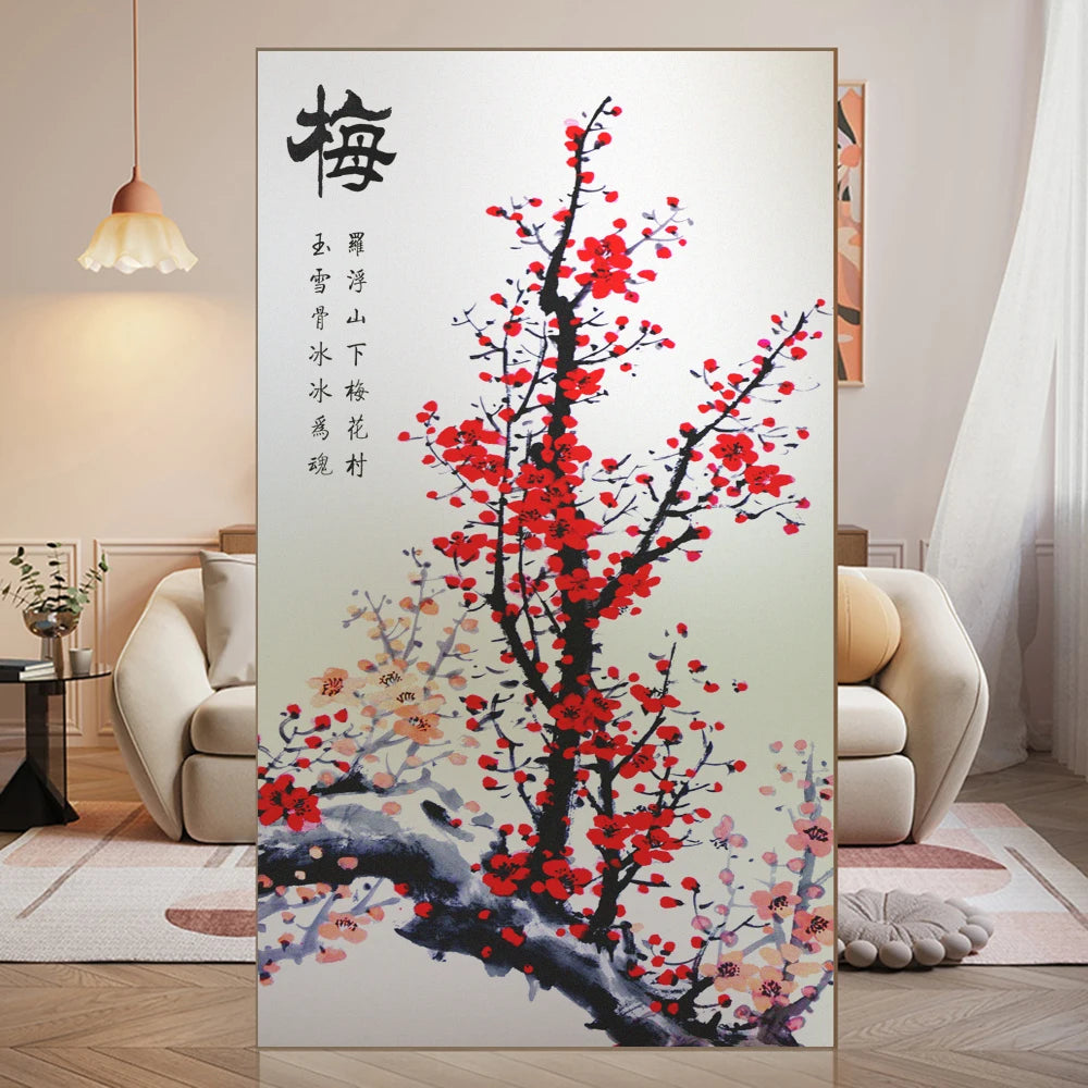 Not Transparent Privacy Window Film UV Blocking Heat Control Glass Sticker Static Cling Frosted Antique Glass Window Decoration